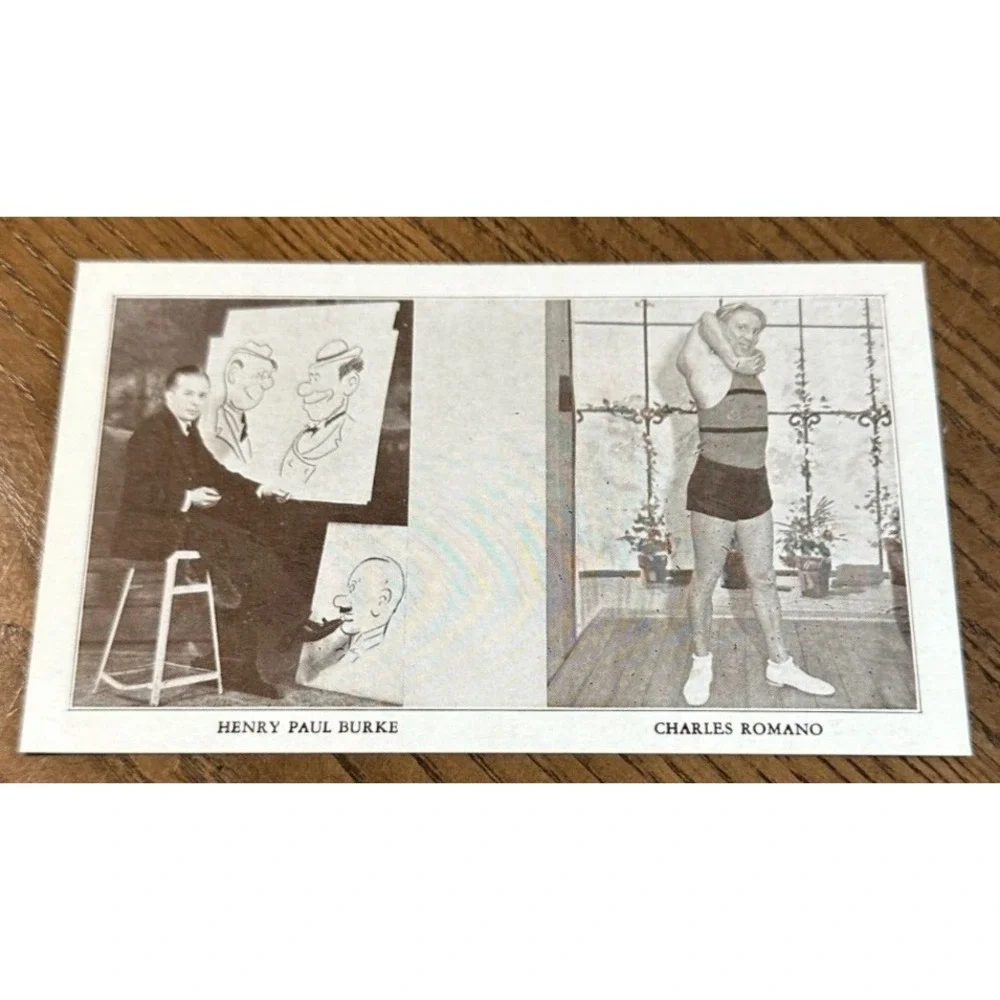 Ripley's Odditorium 1935 Postcard‎ Henry Paul Burke Charles Romano Cartoonist